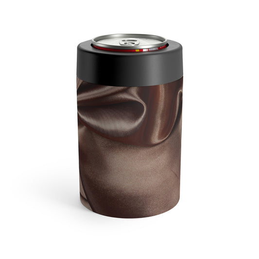 Chocolate Silk Print Can Holder