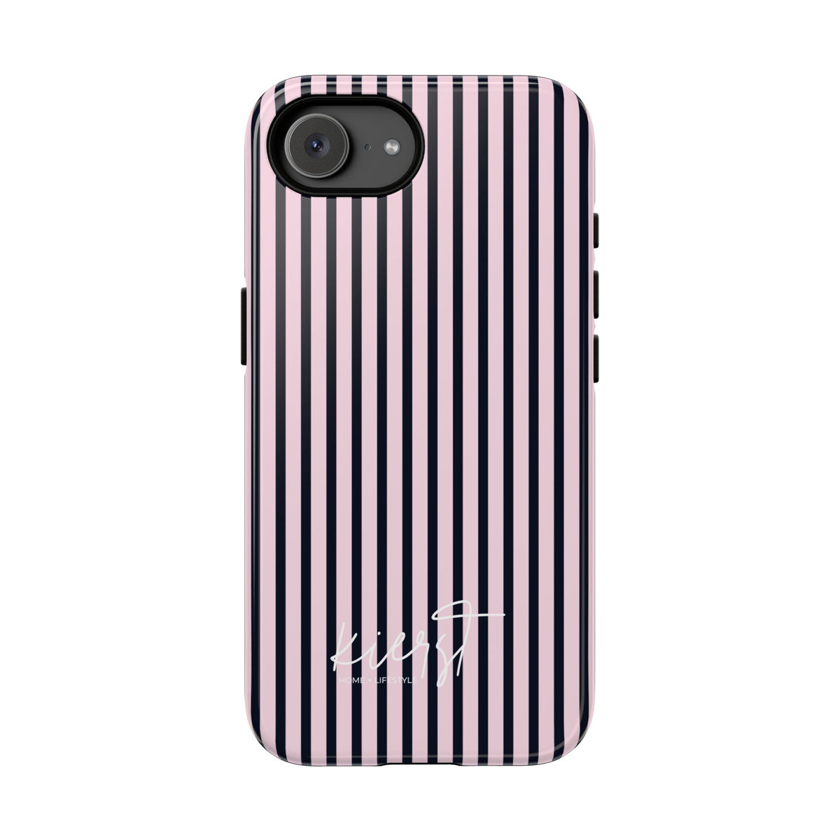 Signature Pink + Signature Storm Stripe iPhone Case