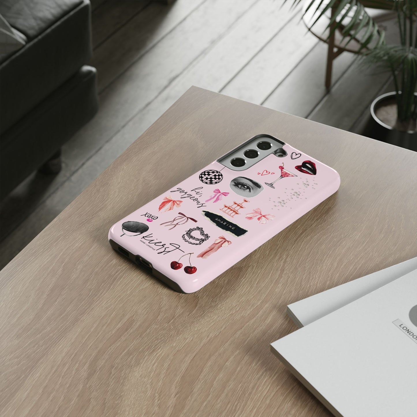 Pink Samsung Galaxy Phone Case - Edge of Romance