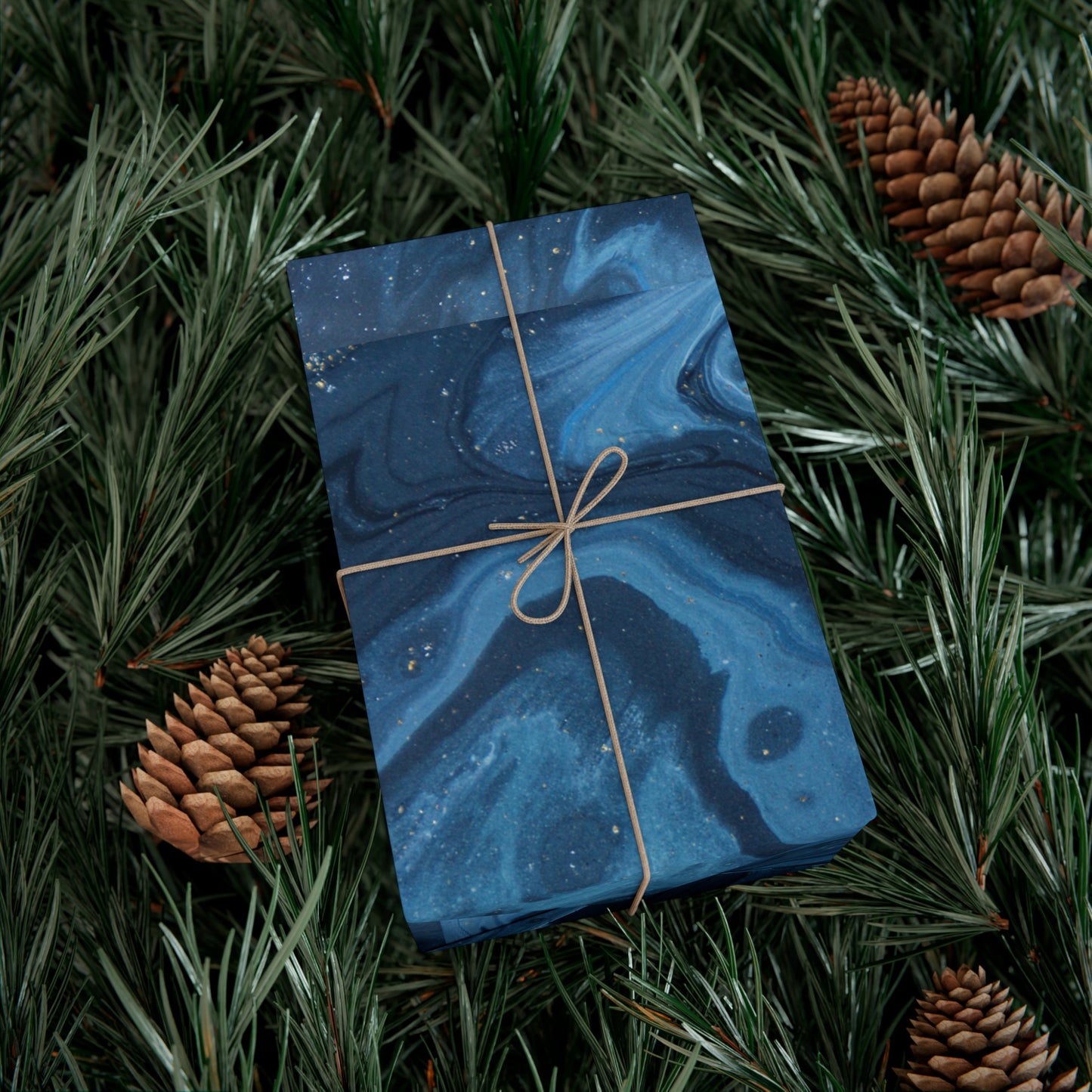 Blue Marble Gift Wrapping Paper