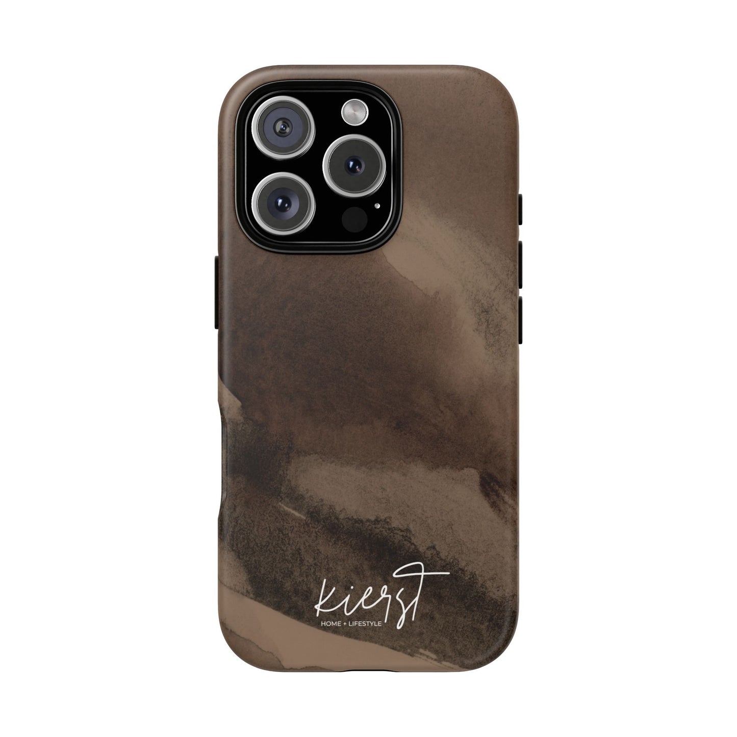 Brown Abstract iPhone Case