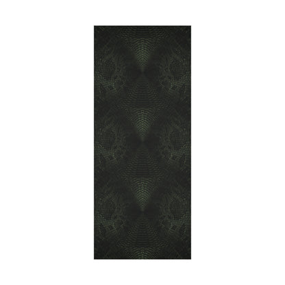 Deep Rich Green Snake Print Gift Wrapping Paper