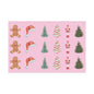 Colorful Christmas on Pink Gift Wrapping Paper