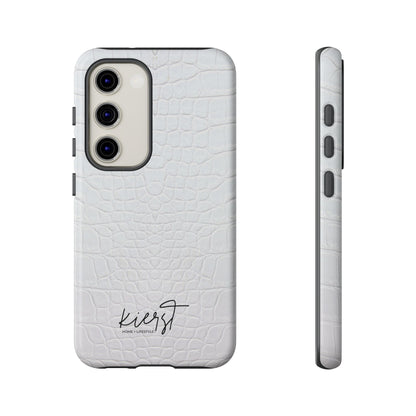 White Alligator Samsung Galaxy Case | Classic Texture Meets Modern Edge