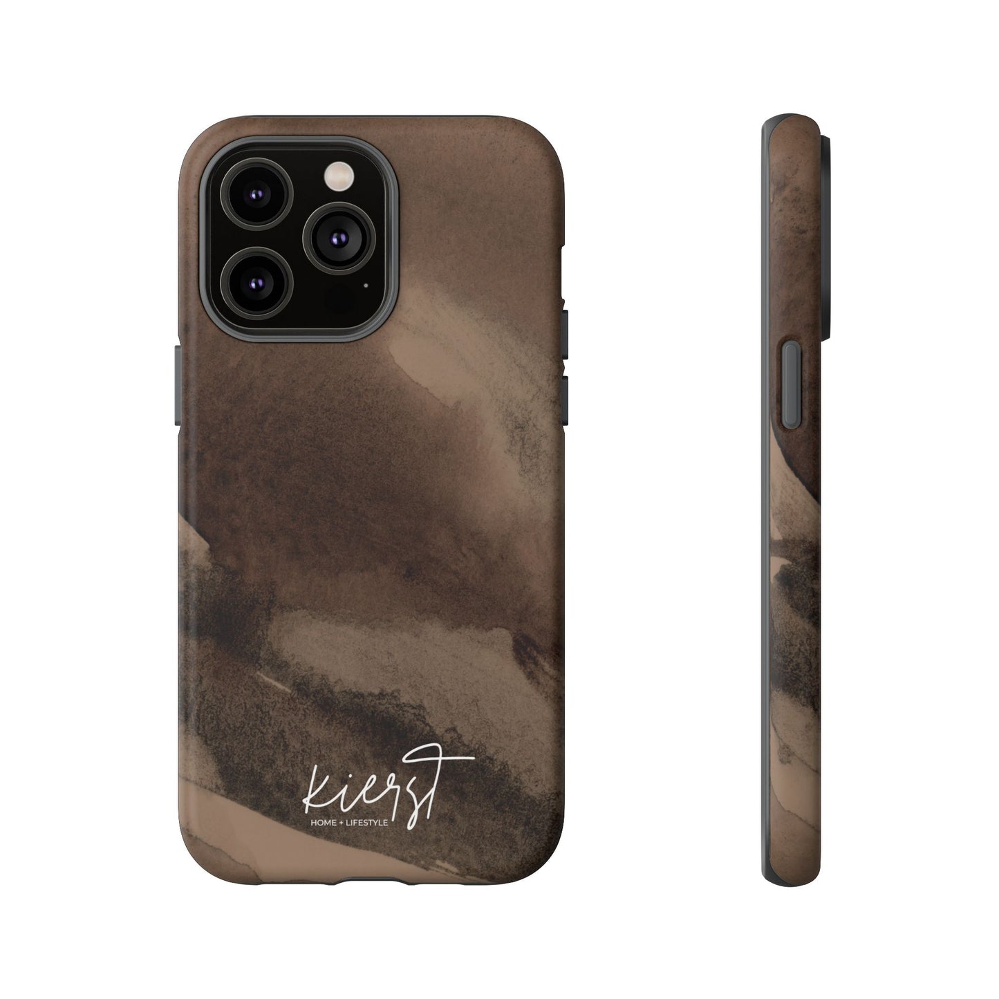 Brown Abstract iPhone Case