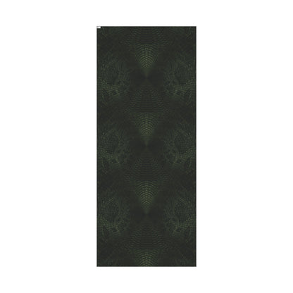 Deep Rich Green Snake Print Gift Wrapping Paper