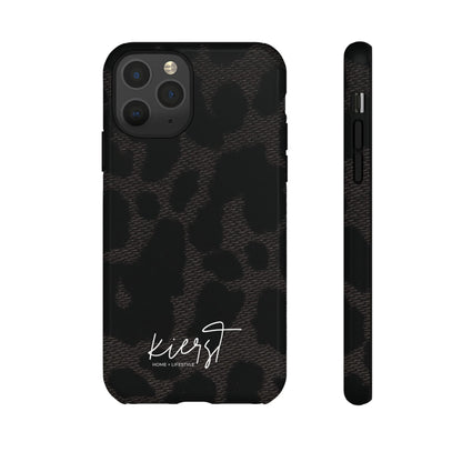 Black Leopard iPhone Case