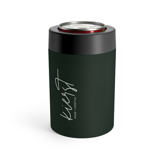 kierst Signature Midnight Pine Can Holder With Leopard Head