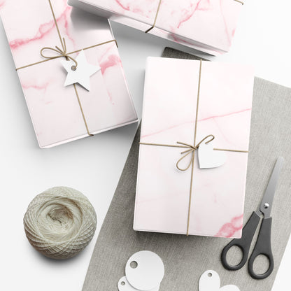 Pink Marble Wrapping Paper