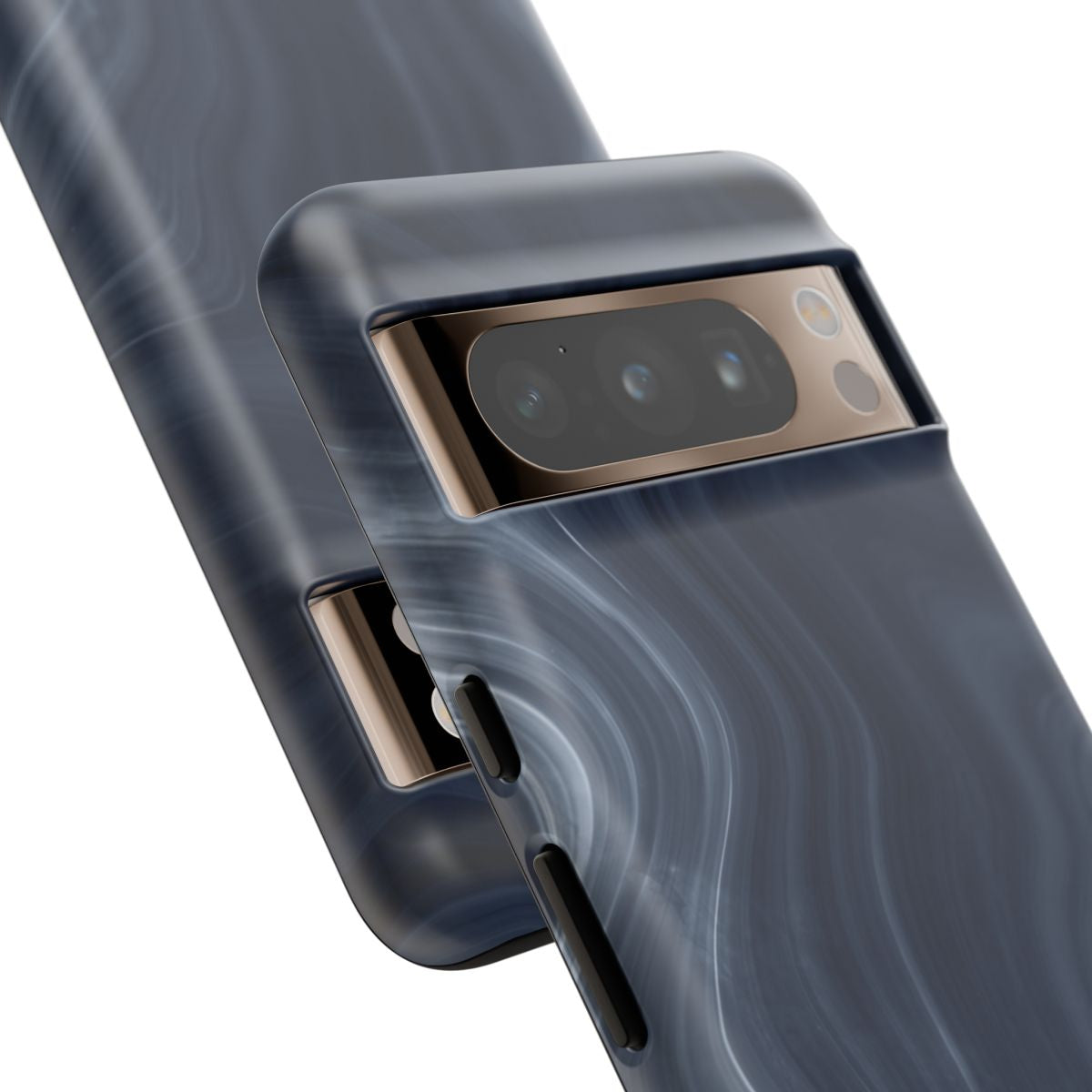 Navy Marble Google Pixel Phone Case