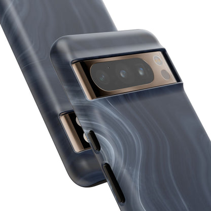 Navy Marble Google Pixel Phone Case