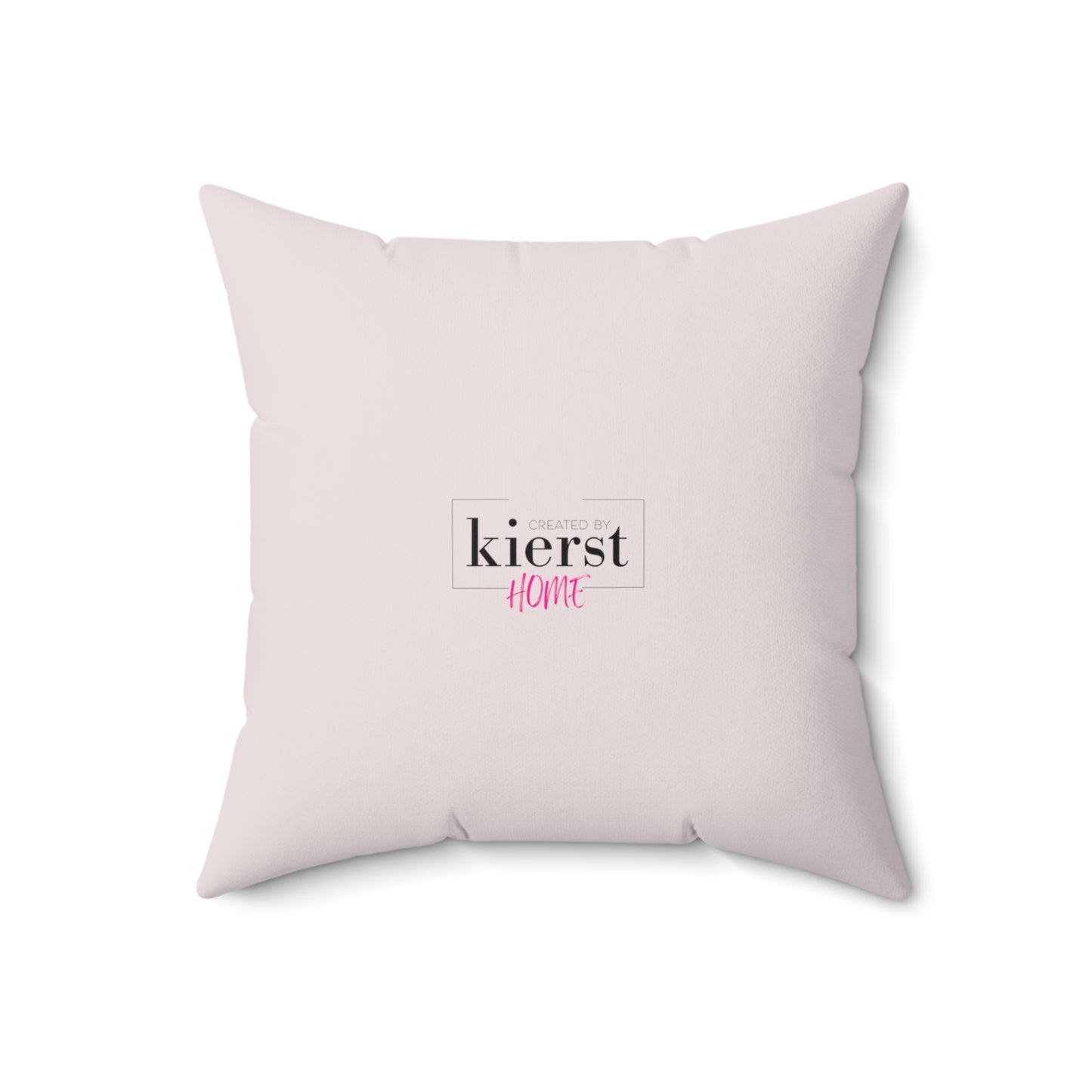 Watercolor Peony Square Pillow