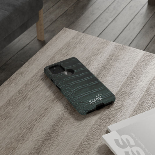 Emerald Crocodile Google Pixel Case | Luxe Texture, Everyday Strength