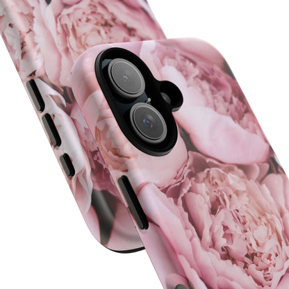 Pink Peonies iPhone Case | Soft Florals Meet Luxe Protection