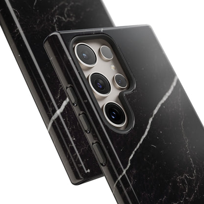 Black Marble Samsung Galaxy Phone Case | Elevated Protection Meets Timeless Design