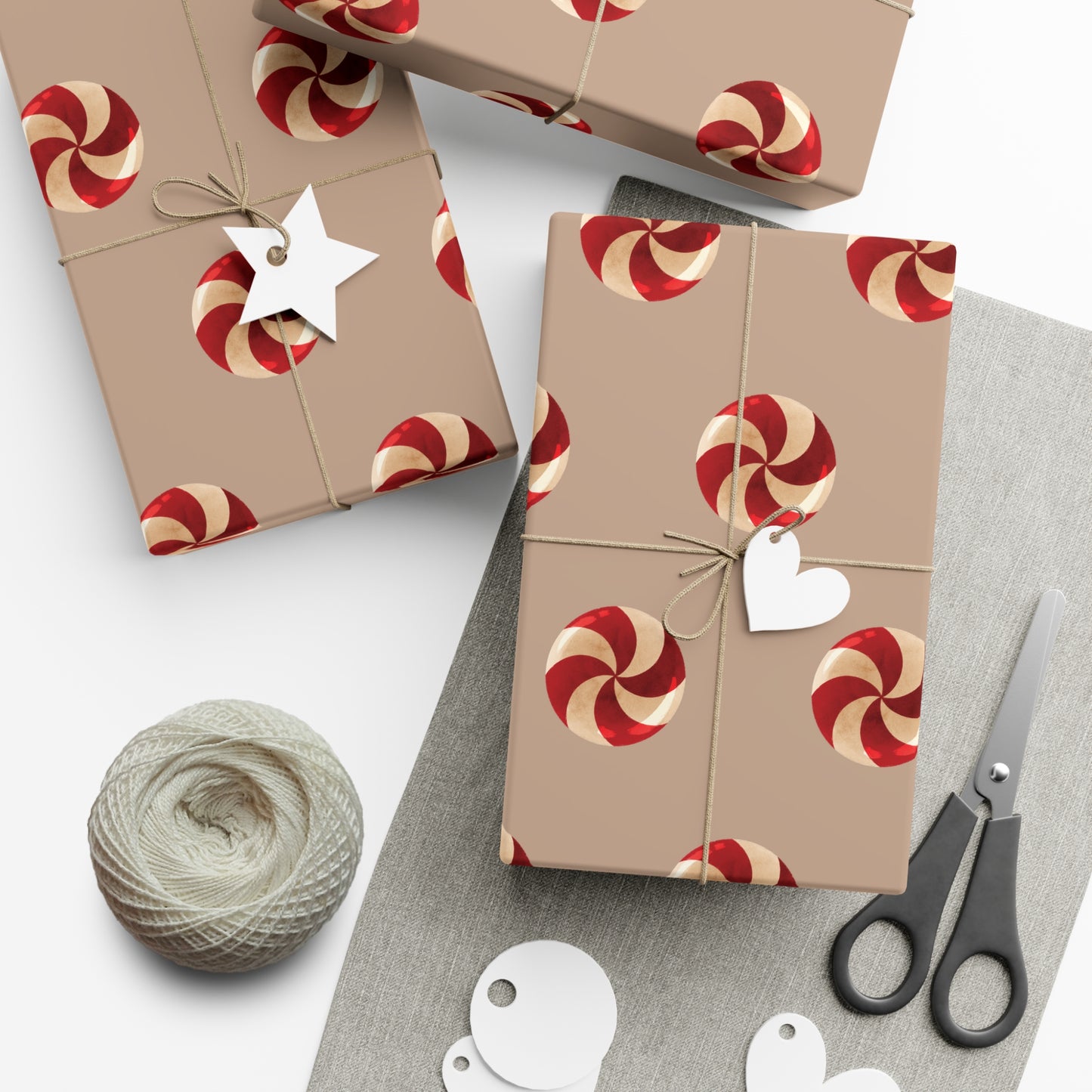 Cany Peppermints Gift Wrapping Paper