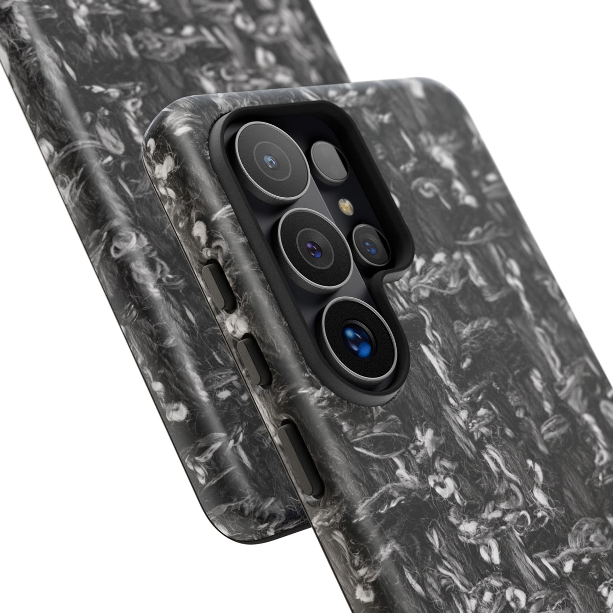 Grey Tweed Print Samsung Galaxy Phone Case