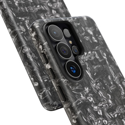 Grey Tweed Print Samsung Galaxy Phone Case
