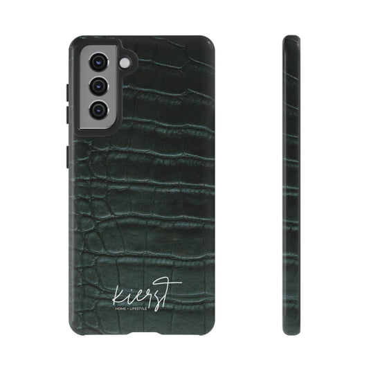 Emerald Crocodile Print Samsung Galaxy Case | Bold. Luxe. Unapologetic.