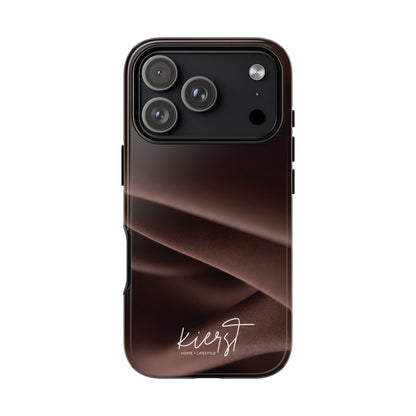 Chocolate Silk Print iPhone Case