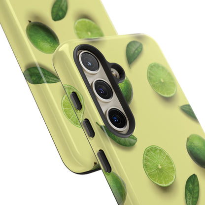 Limes Samsung Galaxy Phone Case | A Zesty Pop of Citrus and Style