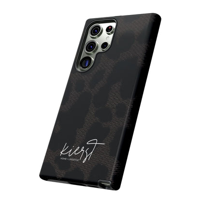 Black Leopard Samsung Galaxy Phone Case