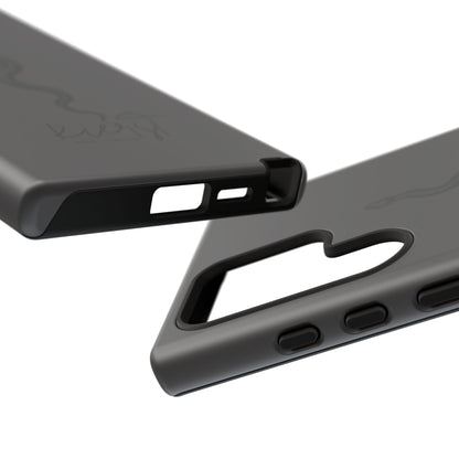 Long Black Snake Samsung Galaxy Phone Case | Power In The Subtleties