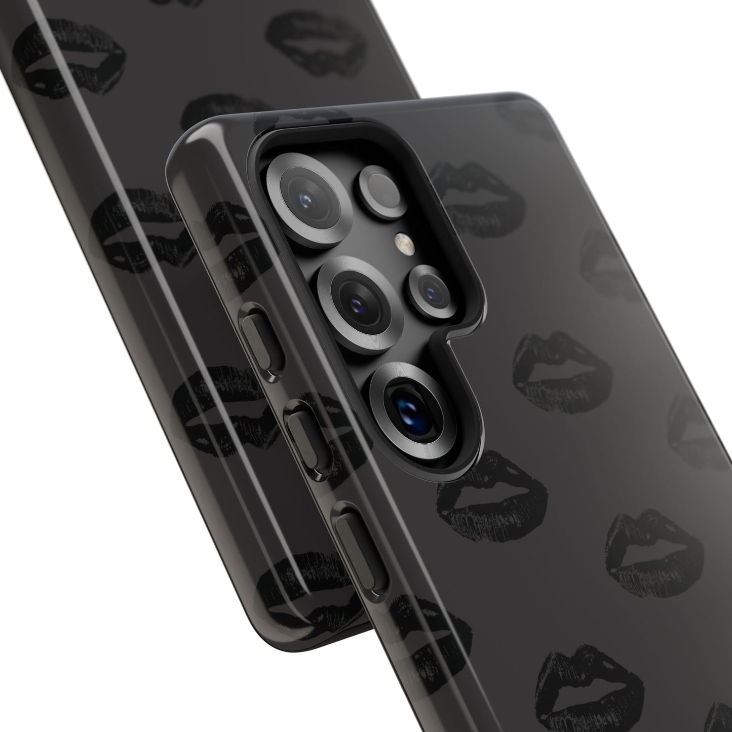 Black Lips Samsung Galaxy Phone Case