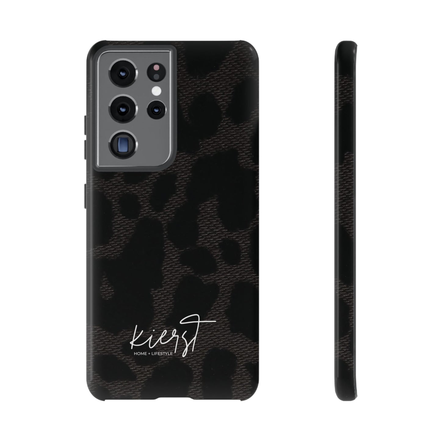 Black Leopard Samsung Galaxy Phone Case