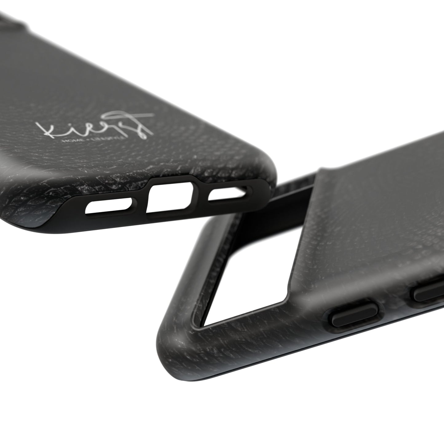 Black + Grey Snake Print Google Pixel Phone Case