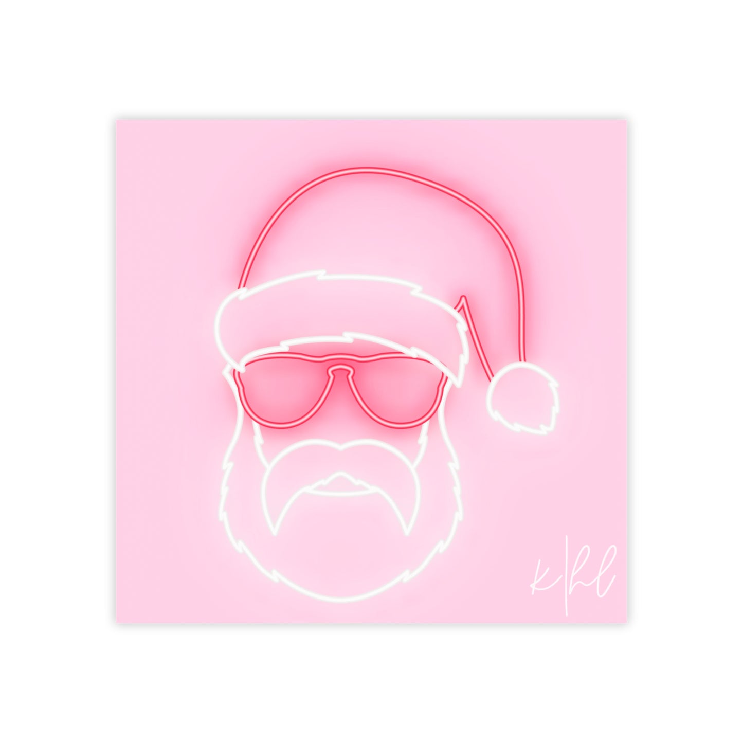 Neon Sign on Pink Post-it® Note Pad