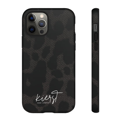 Black Leopard iPhone Case