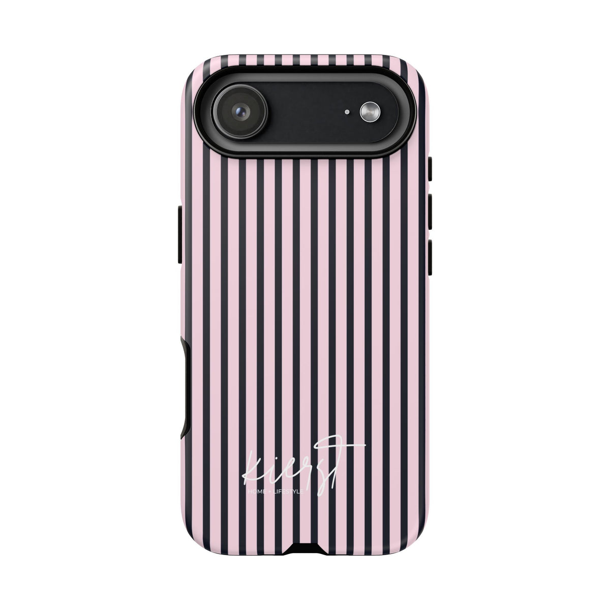 Signature Pink + Signature Storm Stripe iPhone Case