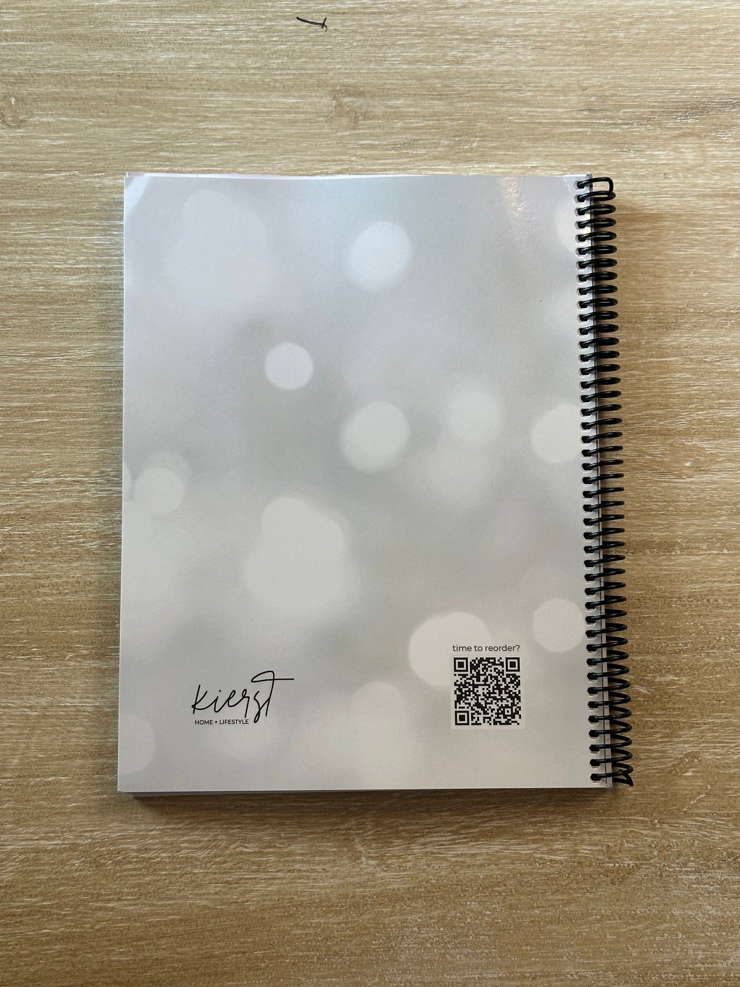White Sparkle Notebook