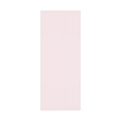 kierst Signature Pink and Cream Striped Wrapping Paper