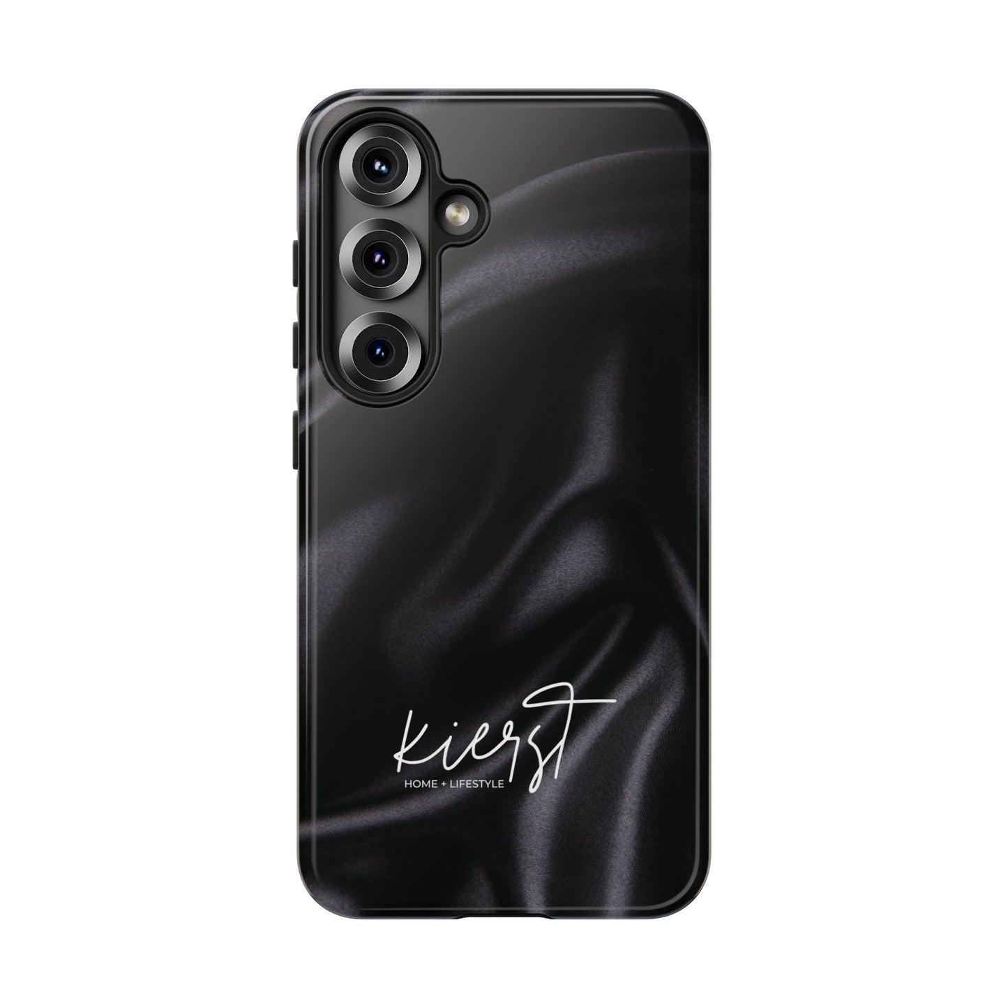 Black Silk Print Samsung Galaxy Phone Case