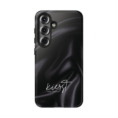 Black Silk Print Samsung Galaxy Phone Case