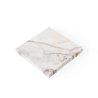 Warm White Marble Post-it® Note Pad | Elegant Stone-Inspired Sticky Notes for Office & Home