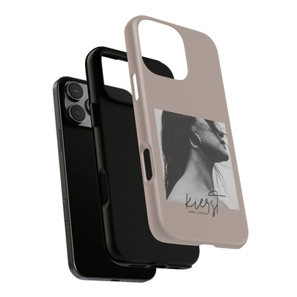 Black & White Fashion Portrait iPhone Case