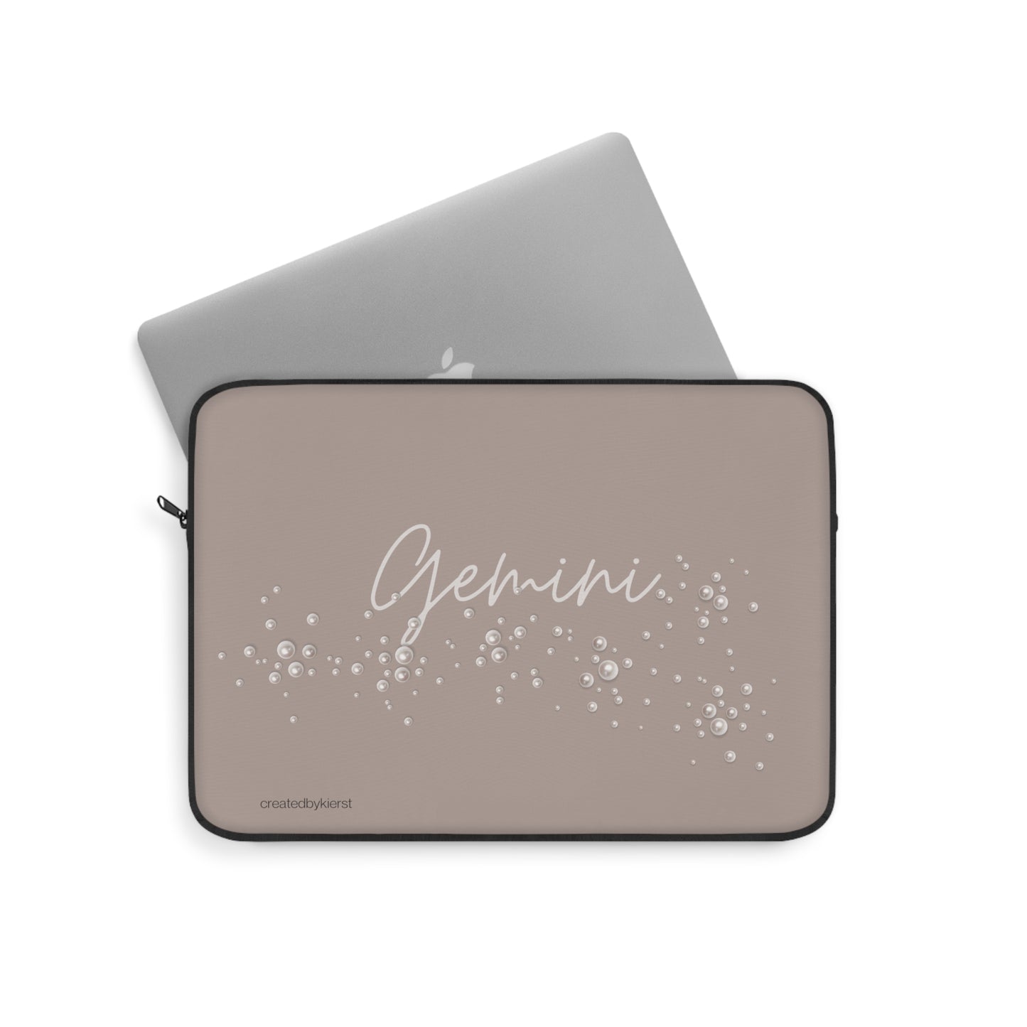 Gemini and Pearls Laptop Sleeve