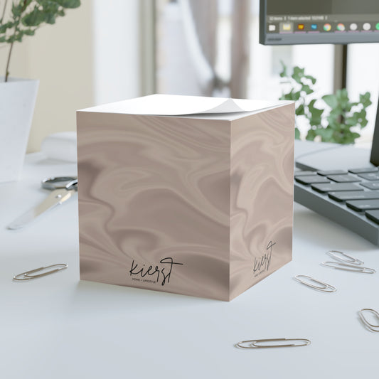 Taupe Dunes Note Cube
