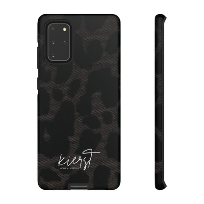 Black Leopard Samsung Galaxy Phone Case