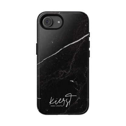 Black Marble iPhone Case