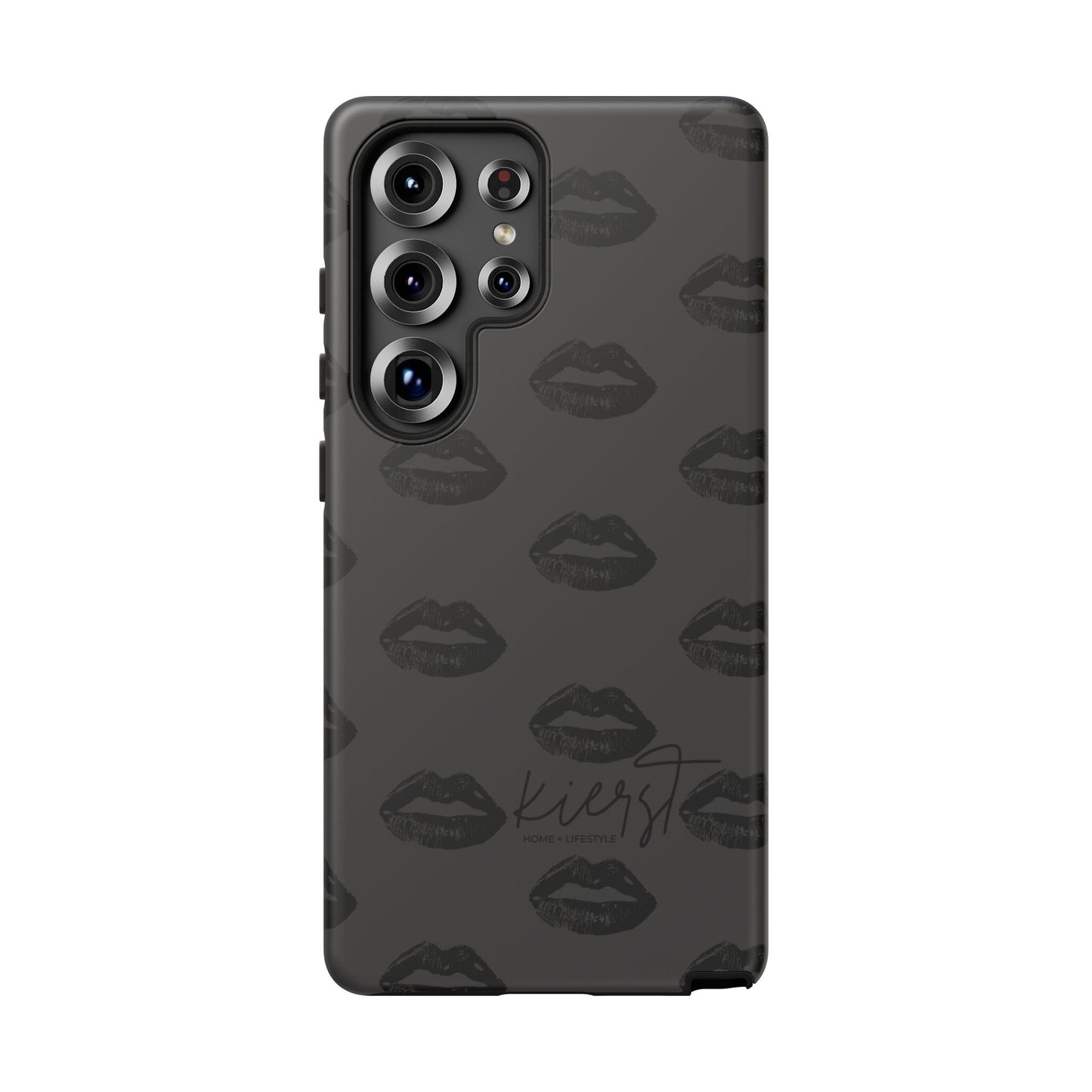 Black Lips Samsung Galaxy Phone Case