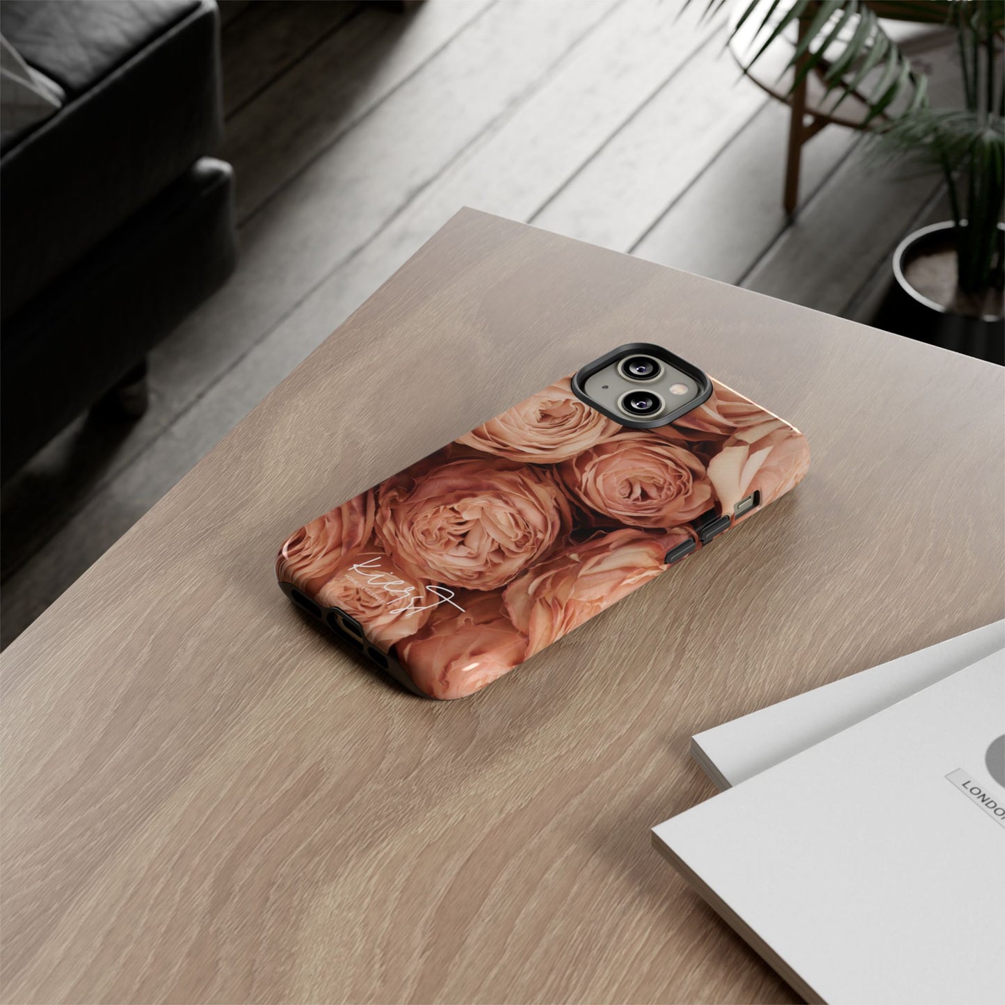 Peony Dusk Print iPhone Case