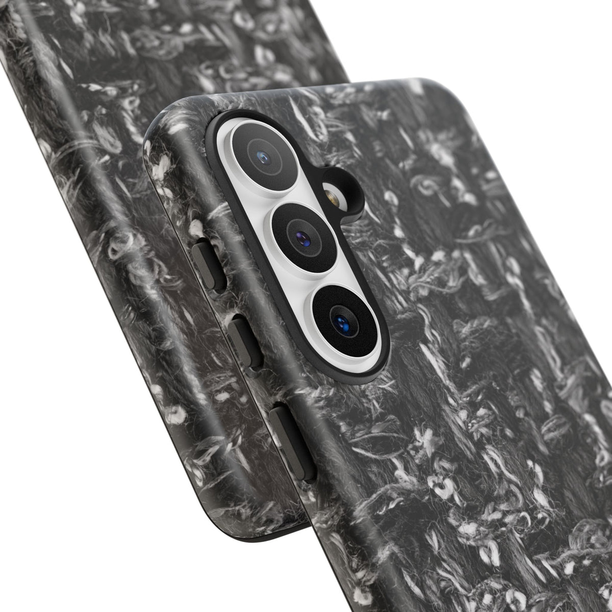 Grey Tweed Print Samsung Galaxy Phone Case