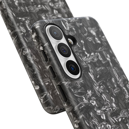 Grey Tweed Print Samsung Galaxy Phone Case