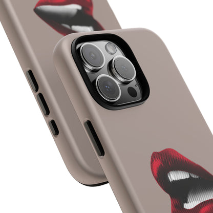 Vintage Red Lips iPhone Case | Pop Art Meets Polished