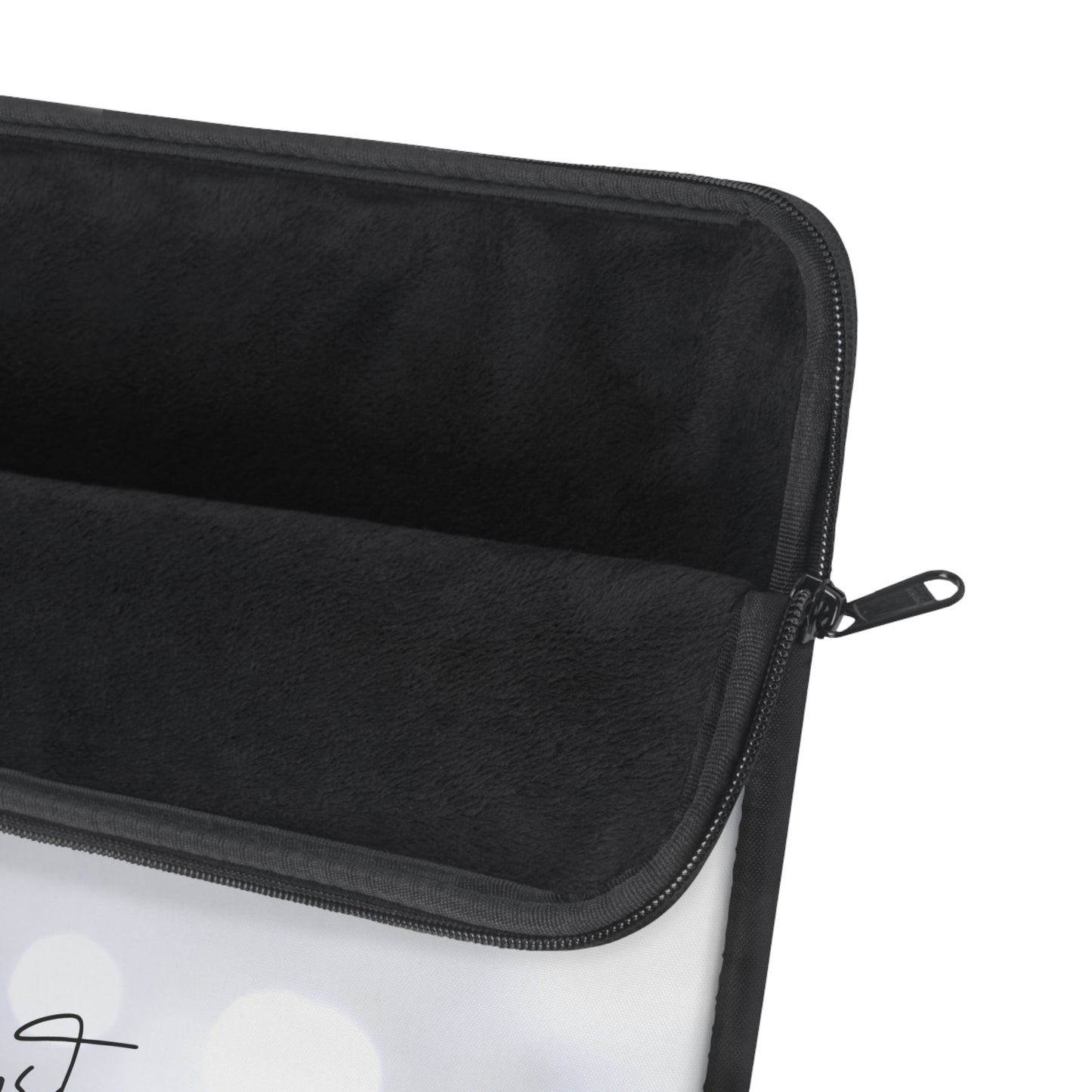 White Sparkle Laptop Sleeve