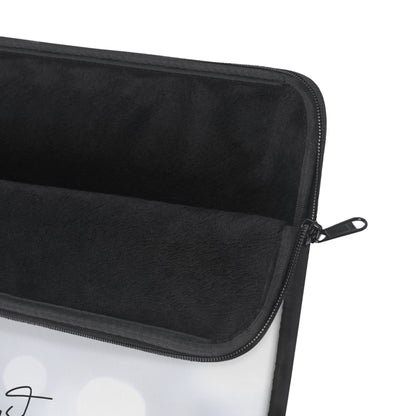 White Sparkle Laptop Sleeve